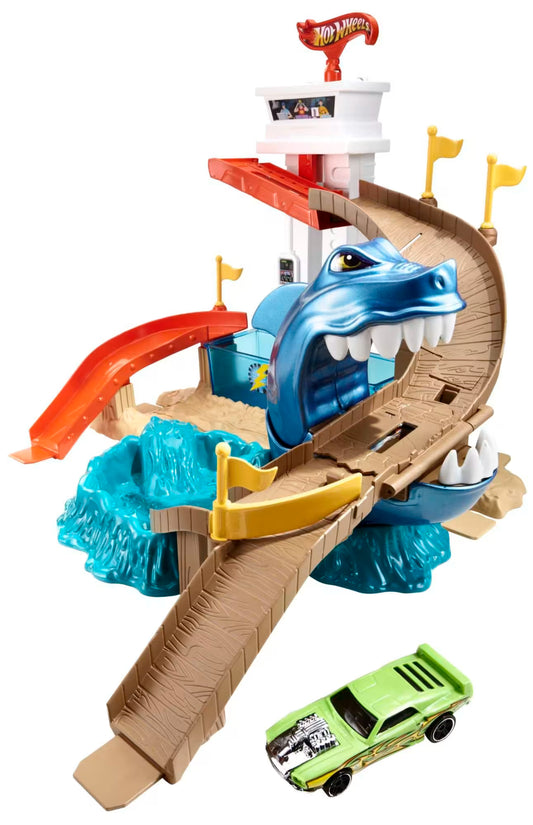 Hot Wheels Color Shifters Sharkport Showdown Track Set