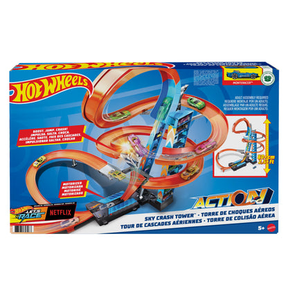 Hot Wheels Sky Crash Tower Track Set