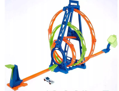 Hot Wheel Track Builder Unlimited Triple Loop Kit