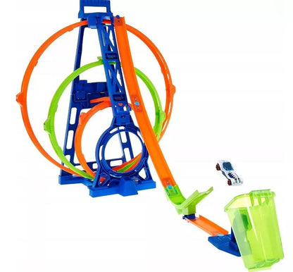 Hot Wheel Track Builder Unlimited Triple Loop Kit