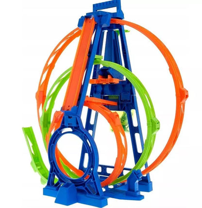 Hot Wheel Track Builder Unlimited Triple Loop Kit