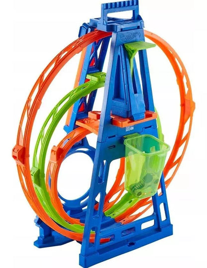 Hot Wheel Track Builder Unlimited Triple Loop Kit