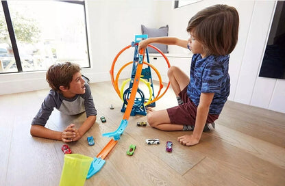 Hot Wheel Track Builder Unlimited Triple Loop Kit