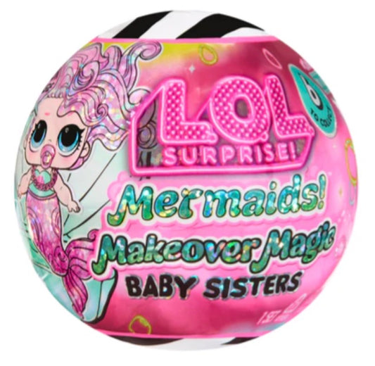 LOL Surprise Mermaids! Makeover Magic Baby Sisters with Color-Change Mermaid Tails
