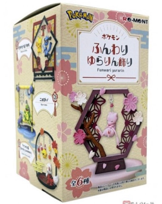 Re-ment Pokemon Funwari Yurari Ornament Figure (6/box)