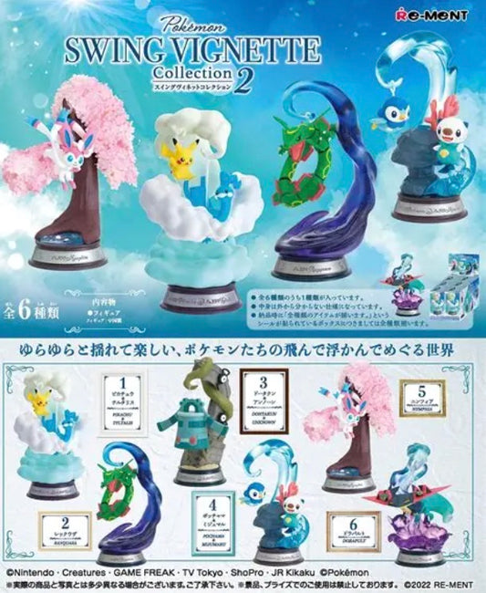Re-ment Pokemon Swing Vignette Collection Vol.2 (6/box)