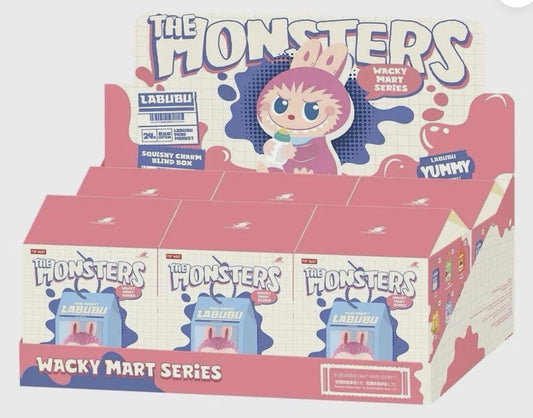 LABUBU THE MONSTERS Wacky Mart Series-Squishy Charm Blind Box (6/box)