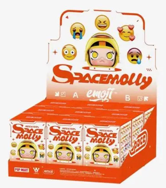 MEGA SPACE MOLLY 100% × emoji™ Series (9/box)